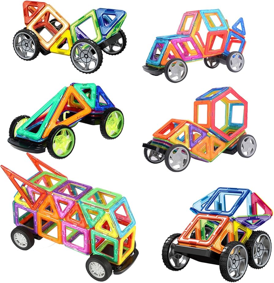 Juego Magnético Bloques Didáctico 38 Pcs- Creative Magnetos