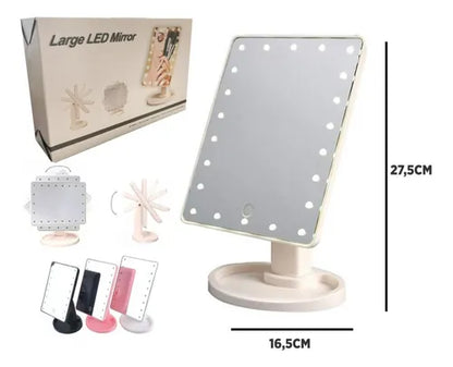 ESPEJO CON LUCES DE LED PARA MAQUILLAJE