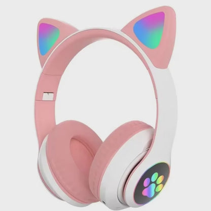 Audífonos de Gatito Bluetooth - Radio